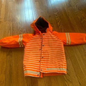 EUC warm fleeced lined rain jacket